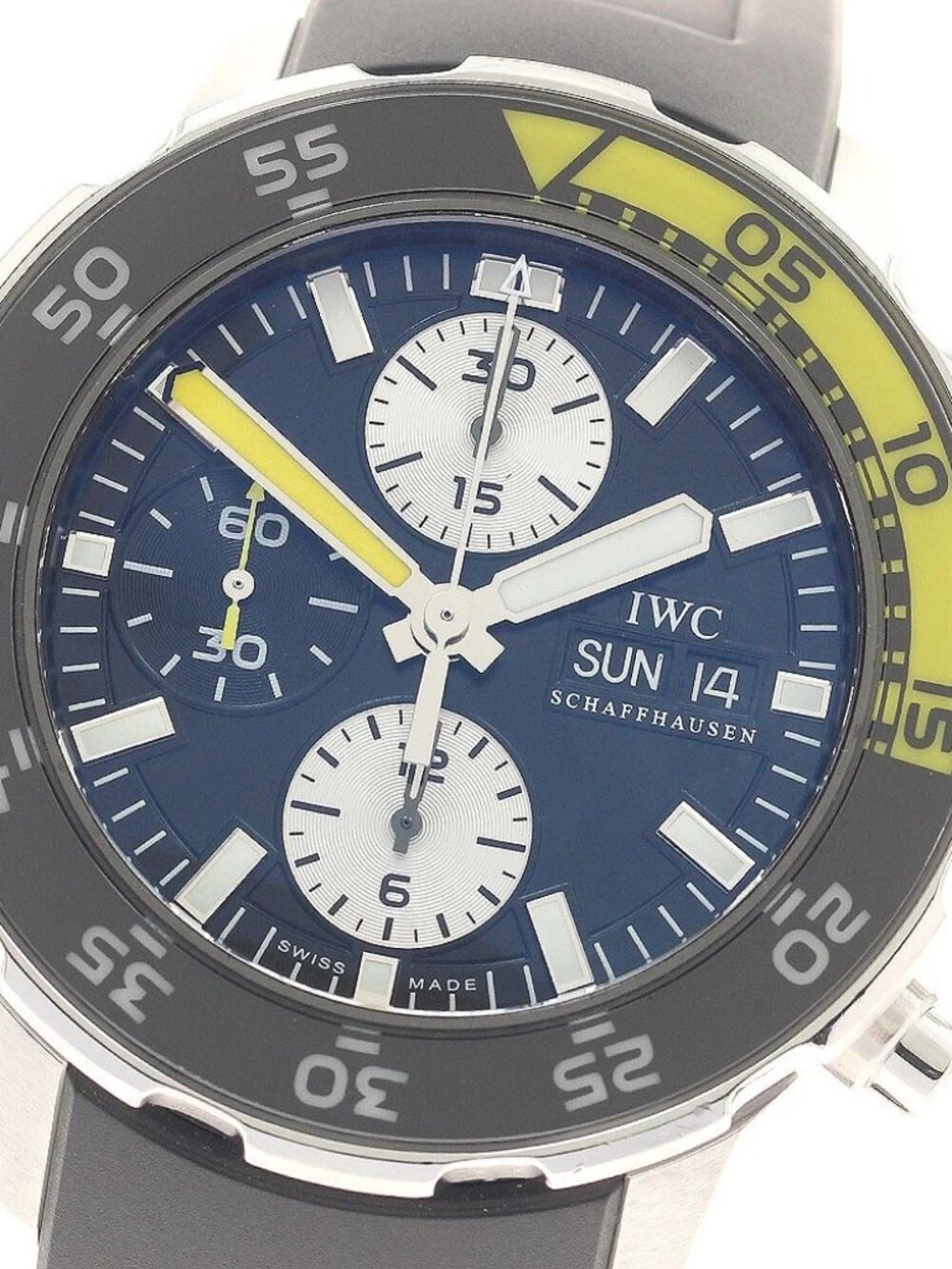 IWC SCHAFFHAUSEN Aqua timer IW376702 Day-Date Automatic Men's Watch_962484
